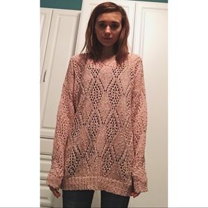 Oversized Hole-y Knit Sweater